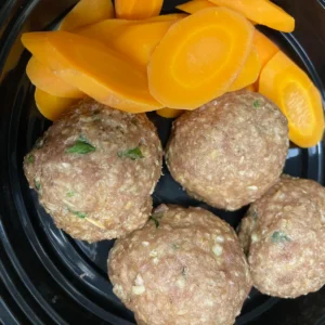 Turkey Meatballs with Marinara and Carrots